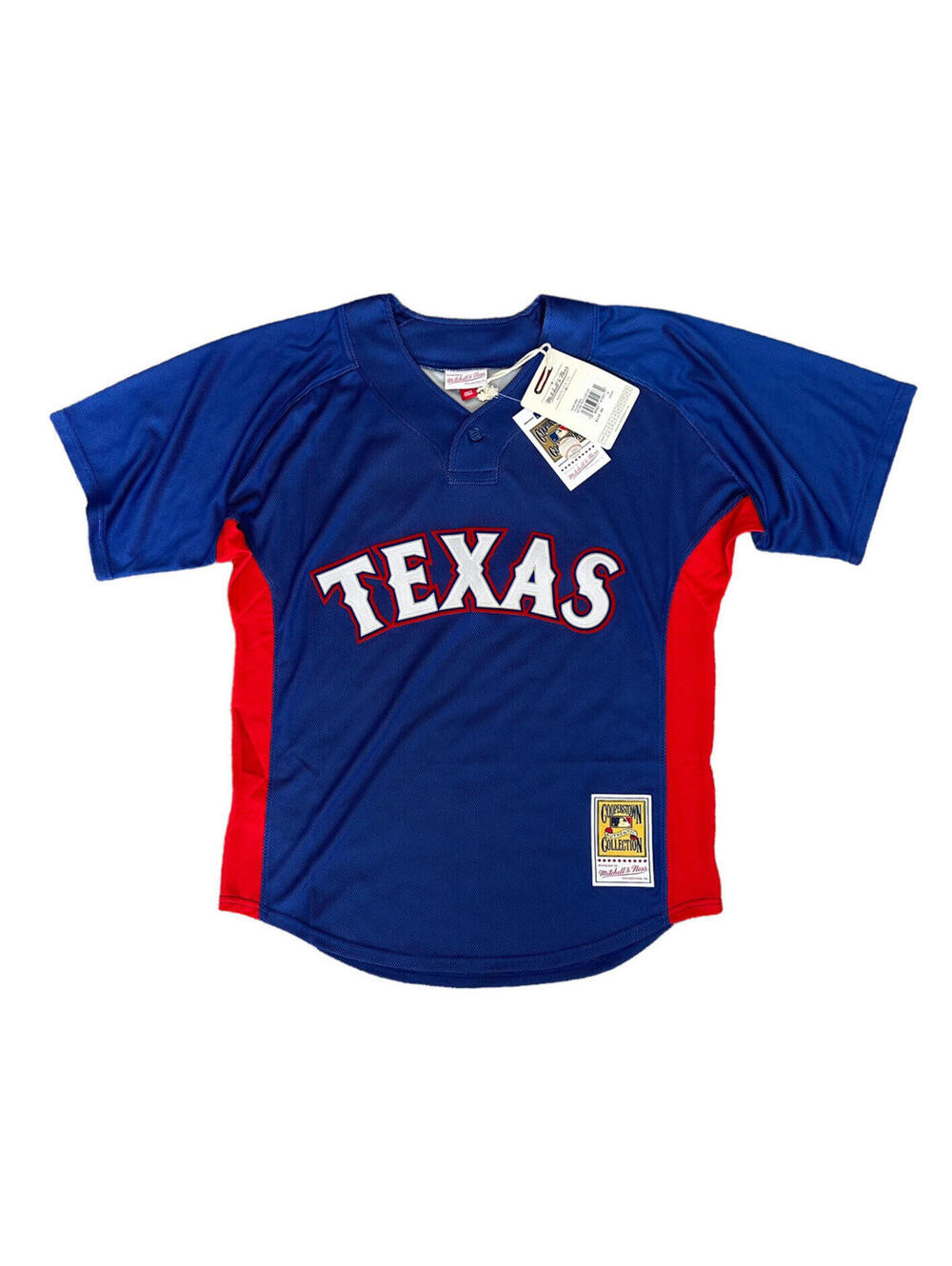 Mitchell & Ness Texas Rangers Cooperstown Collection Baseball Jersey Size Medium